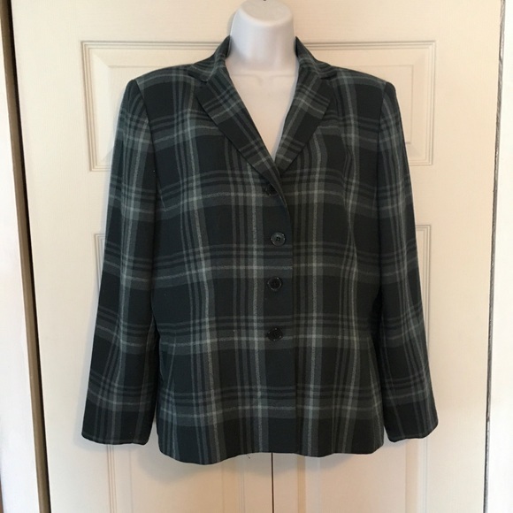 Dillard’s Jackets & Coats Dillards By Kaspar Plaid Blazer Poshmark